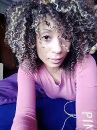 Blonde Highlights Corkscrew Curls Hair Beauty Afro Hairstyles Blonde Highlights
