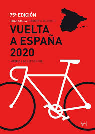 Belgian sprinter jasper philipsen won stage five of the vuelta a espana on wednesday, . My Vuelta A Espana Minimal Poster 2020 By Chungkong Art Cycling Posters Cycling Cycling Art
