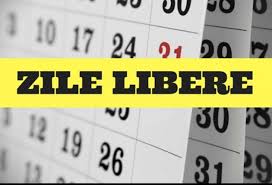 Daca in prima parte a anului nu putem spune ca ne vom bucura de foarte multe zile libere inceputul de an ne intampina cu 3 zile libere in ianuarie. Noi Zile Libere Pentru AngajaÈ›ii De La Stat Dar È™i Din Mediul Privat Universul Argesean