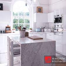 Fall in love with your kitchen again! Why We Love Waterfall Downstands Easylife Kitchens