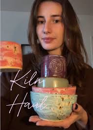 little kiln haul with some new glazes! I'm loving the mugs with the ch...