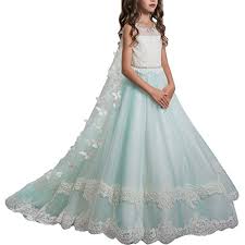 67 brautkleider im boho stil: Kindermode Schuhe Access Blumenmadchen Kleid Spitze Lang Abendkleid Fur Kinder Hochzeit Brautjungfer Kleidung Accessoires Sticisce Sredisce Si