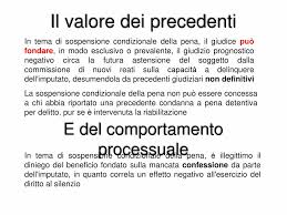 Sospensione Condizionale Della Pena E Recidiva