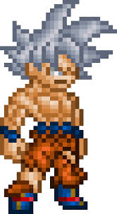 Songoku Ultra Instinct Superheroes Dragonball Photo Pixel Pixel Art Games Superhero