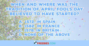French children fool their friends by click to flip taping a paper fish to their friends' backs 4. Freebies New Free Samples Coupons And Contests Daily The Fool Trivia Questions Funny Pranks