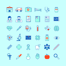 Creative Medical Outline Icons Vector Set 02 Icon Design Flat Design Icons Hospital Icon
