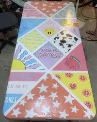 Pong Table In 2020 Beer Pong Table Painted Diy Beer Pong Table Beer Pong Table Diy