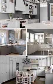 Modern farmhouse kitchens with white charcoal and navy blue kitchen cabinets. 55 Gorgeous Gray Kitchen Ideas