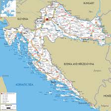 Click the map and drag to move the map around. Road Map Of Croatia Ezilon Maps Croatia Map Croatia Map