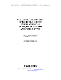 Jacob was already waiting impatiently and greeted him excitedly when he. Pdf A Classification System Of Religious Groups In The Americas By Major Traditions And Denominational Families Revised Edition January 2021 Clifton Holland Academia Edu
