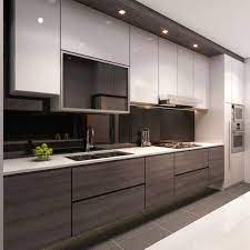 Modern interior design emphasizes strong lines, a lack of ornamentation and minimal texture; Kitchen Interior Design Wild Country Fine Arts