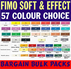 Fimo Soft Effects Bulk Multipacks Choose Colours Modelling