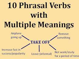 English Phrasal Verbs With Multiple Meanings Verb Words English Phrasal Verbs Idioms And Phrases