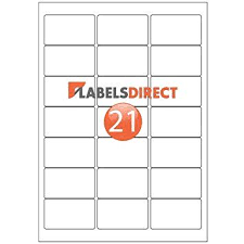 They are perfect for laser and inkjet printers, when printed they. 100 Sheets Premium Quality A4 Address Labels 1050 Labels 21 Labels Per Sheet 63 5 X 38 1mm For Use With Pdf Barcode Files 100 Sheets Labels Barcode Labels
