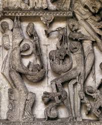 Gislebertus The Weighing Of Souls Detail Of Last Judgement Saint Lazare Autun France Ca 1120 1135 Romanische Kunst Romanisch Skulpturen