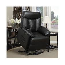 Lift Chair Recliner Electric Power Renu Leather Comfort Full Recline Motion Assist Medical Lounge Black Vis Lift Chair Recliners Lift Chairs Recliner Chair