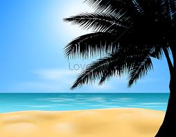 Beautiful beach with palm tree. Beautiful Summer Beach With Palm Tree Illustration Image Picture Free Download 450010035 Lovepik Com