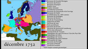 Historical atlas of europe, complete history map of europe in year 1800 showing the major states: Europe 1700 1800 Youtube