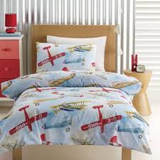 Kids House Aeroplane Quilt Cover Set Blue Spotlight Site Au Kids House Quilt Cover Sets Kids Sports Room