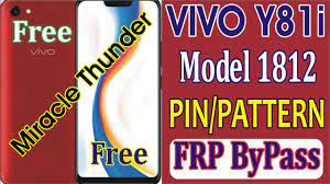 Jul 18, 2019 · vivo 1812 / vivo y81i pattern unlock miracle box and frp e Gsm Solution Vivo Y81i 1812 Pin Pattern Frp Bypass Facebook