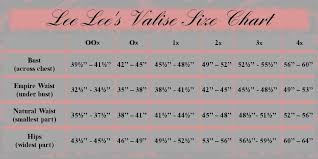 lee lees valise plus size clothing size chart lee lees