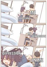 How to overcome post anime depression (explained in hindi by supe explained). Anime Is Best Cure For Depression Animemes