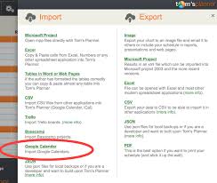 Import Your Google Calendar Into Toms Planner In 60sec