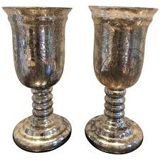 Shop 42 top mercury glass candle holders and earn cash back all in one place. Large Pair Of Antique Mercury Glass Hurricanes For Sale At 1stdibs