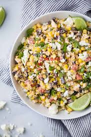 I would also recommend getting some wooden skewers or corn holders for serving. Esquites Recipe Mexican Street Corn Salad Joyful Healthy Eats