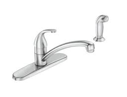 adler chrome one handle kitchen faucet
