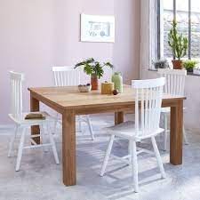 cette table en teck peut accueillir jusqu a 8 personnes la table avec son design carre tres moderne sera mobilier de salle a manger bois de teck table carree