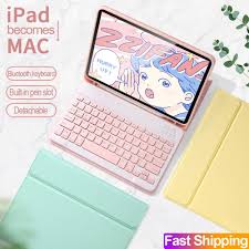 For Ipad Pro 11 2020 2018 2th Generation Bluetooth Keyboard Mouse Case For New Ipad Pro 12 9 4th Candy Color Smart Leather Cover In 2020 Ipad Pro 12 Ipad Pro Ipad
