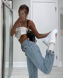 Aesthetic, bags, and beautiful image. Classy Jeans Urban Outfitters Outfit Summer 2020 Outfits Beige Tea Time Cute Casual Outfits Fashion Inspo Outfits Aesthetic Clothes