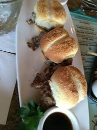 Prime Rib Sliders At Portland Chart House Ordered From The
