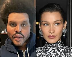 Feb 03, 2021 · the weeknd, whose real name is abel makkonen tesfaye, had quite the year in 2020. Beauty Ops Fans Vergleichen The Weeknd Mit Bella Hadid Promiflash De