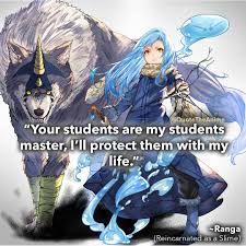 That Time I Got Reincarnated As A Slime Animelab 7 Powerful Reincarnated As A Slime Quotes Images Qta Slime Blue Hair Anime Boy Anime