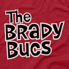 He's going to play for. Tom Brady Shirt The Brady Bucs Bunch Logo Parody Red Black Etsy