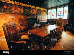The medieval room of the Guildhall St Mary Coventry Warwickshire great  britain england Stock Photo