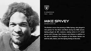 Raiders mourn the passing of Mike Spivey