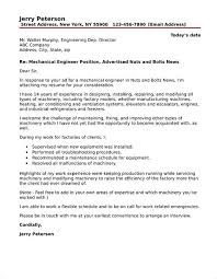 No need for work experience! Cover Letter For Mechanical Fitter Position
