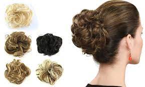 Up To 75 Off On Natural Curly Messy Bun Hair Groupon Goods