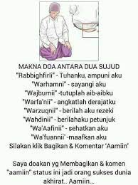Doa Duduk Antara 2 Sujud Doa Tuhan Orang