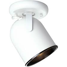 Progress Lighting 4 Light White Spotlight Fixture P6161 30wb The Home Depot