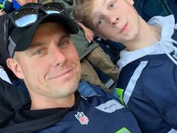 Despite the loss, we still had a blast at the @seahawks game this Sunday.  Perhaps I'll make a football fan out of this kid one day ;).