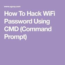 How To Hack Wifi Password Using Cmd Command Prompt Wifi Hack Wifi Password Hack Password