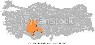 Wij bieden u hieronder up to date plattegronden aan van turkije, met daarop mooie vakantie plekken, lokaal nieuws en meer! Kaart Konya Turkije Turkije Kaart Provincies Aangepunt Orange Konya Canstock