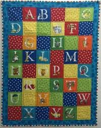 Quilted items to consider making. Dr Seuss Abc Panel Quilt Pai Created This Pin For You So You Can Go Here To Learn The Site You Are Directed To Ha Panel Quilts Panel Quilt Patterns I Spy
