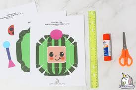 See more ideas about 1st boy birthday, 1st birthday party themes, baby boy 1st birthday party. Cocomelon Favor Box With Free Printable Template