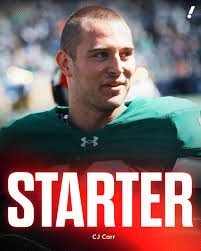 BREAKING: Notre Dame has named CJ Carr its starting quarterback ☘️ CJ is  the grandson of longtime Michigan HC Lloyd Carr.