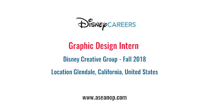 3,909 open jobs for graphic design internship. Graphic Design Intern Disney Creative Group Fall 2018 Asean Scholarships